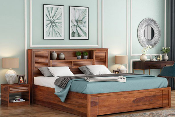 Wooden Double Beds