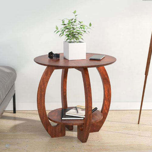 wooden side table