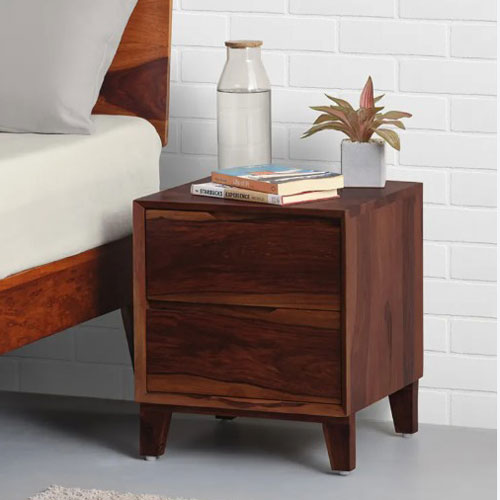 wooden side table