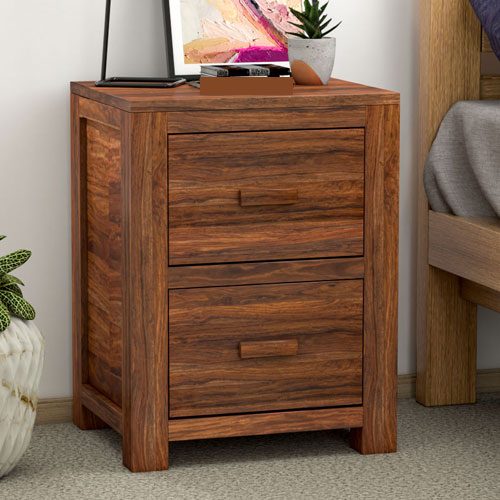 wooden side table