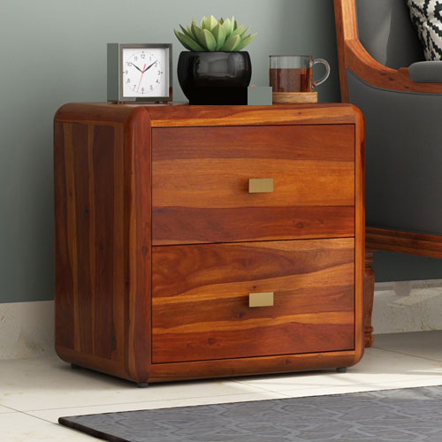 wooden side table