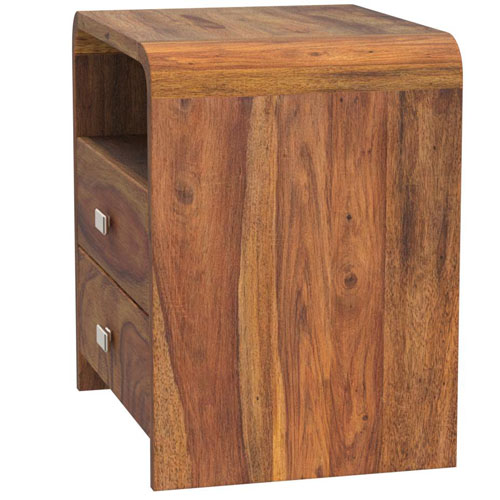 wooden side table